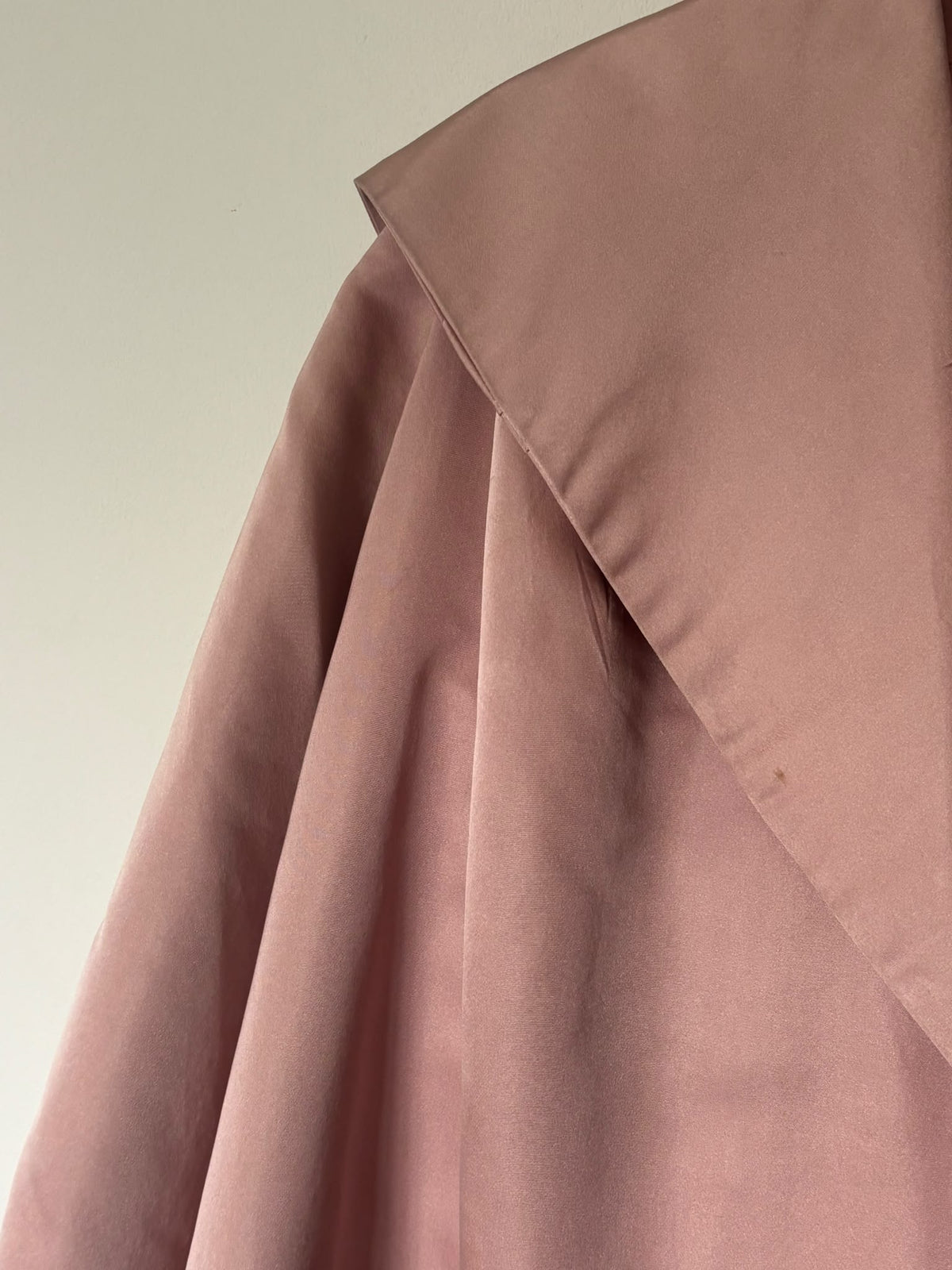1950s Pink Silk Opera Coat