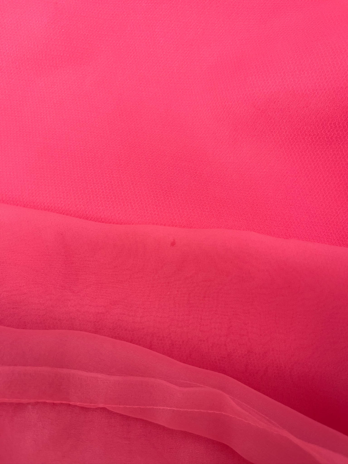 1950s Watermelon Pink Hoop Skirt Dress